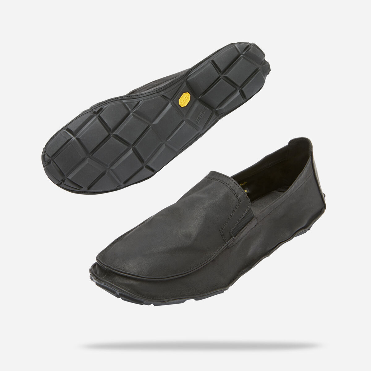 One Quarter Leather Men Black Vibram One quarter leather men black vibram